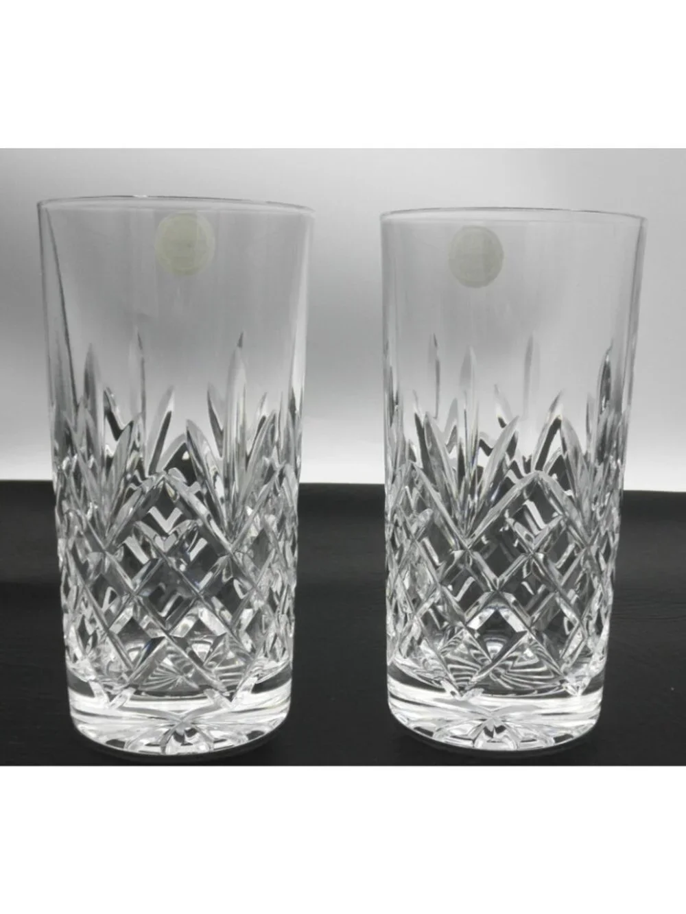 Thomas Webb Cut Crystal Flat WET15 Highball Glasses 5 5/8